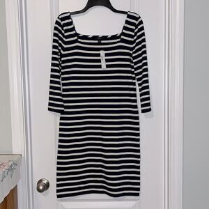 J. Crew Striped Sheath Dress, NWT